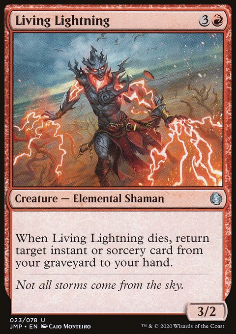 Living Lightning, Jumpstart #23, Magic: The Gathering card