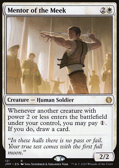 Mentor of the Meek, Jumpstart #121, Magic: The Gathering card