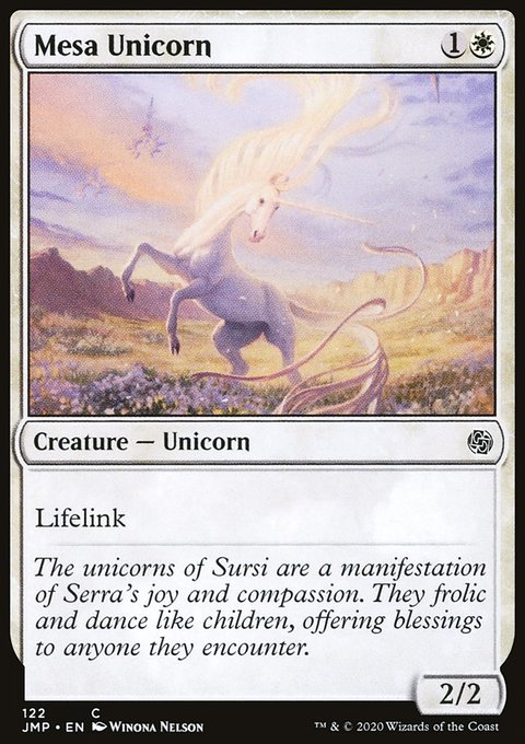 Mesa Unicorn, Jumpstart #122, Magic: The Gathering card