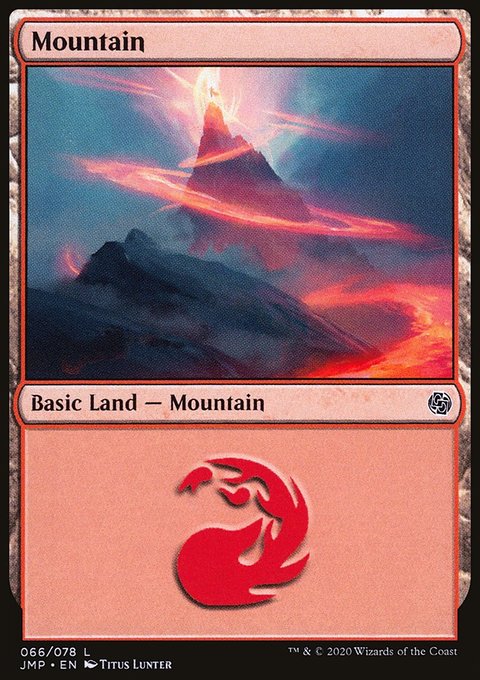 Mountain, Jumpstart #66, Magic: The Gathering card