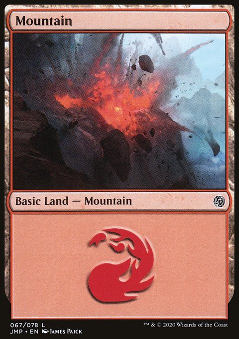 Mountain, Jumpstart #67, Magic: The Gathering card