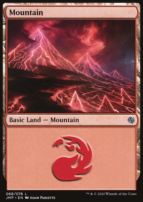 Mountain, Jumpstart #68, Magic: The Gathering card