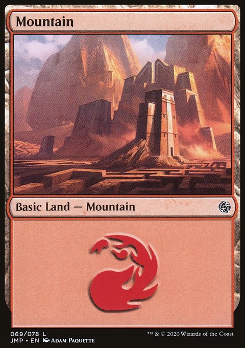 Mountain, Jumpstart #69, Magic: The Gathering card