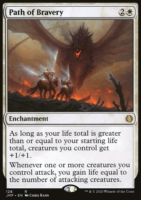 Path of Bravery, Jumpstart #126, Magic: The Gathering card