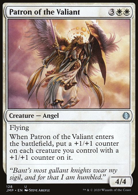 Patron of the Valiant, Jumpstart #128, Magic: The Gathering card