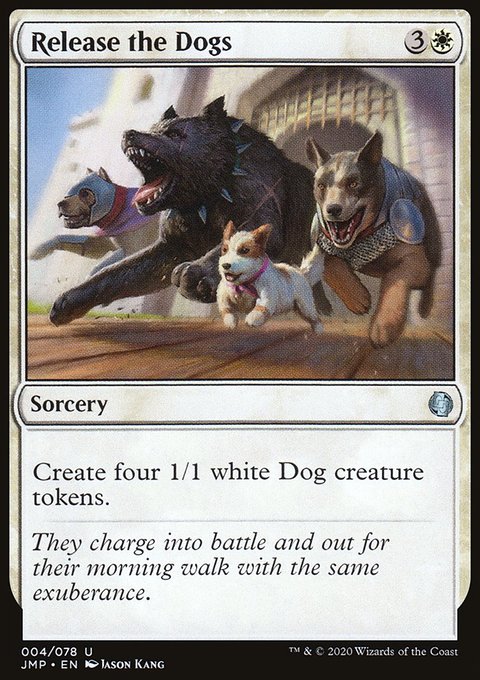 Release the Dogs, Jumpstart #4, Magic: The Gathering card
