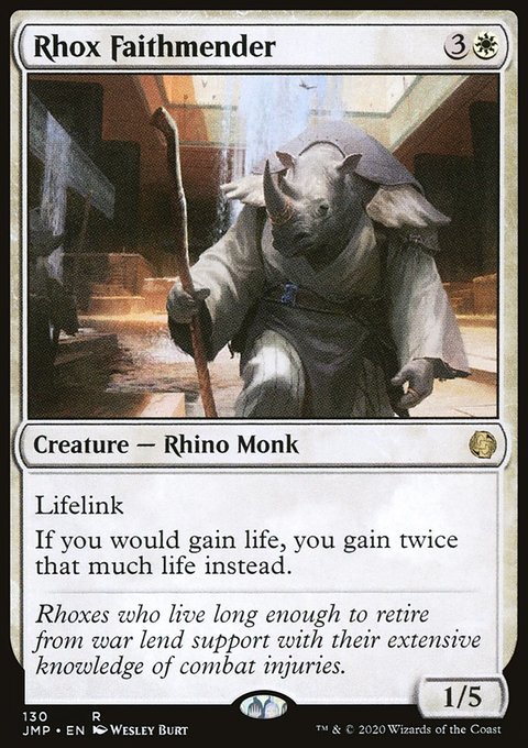 Rhox Faithmender, Jumpstart #130, Magic: The Gathering card