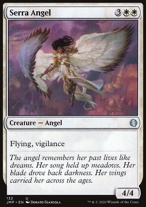 Serra Angel, Jumpstart #132, Magic: The Gathering card