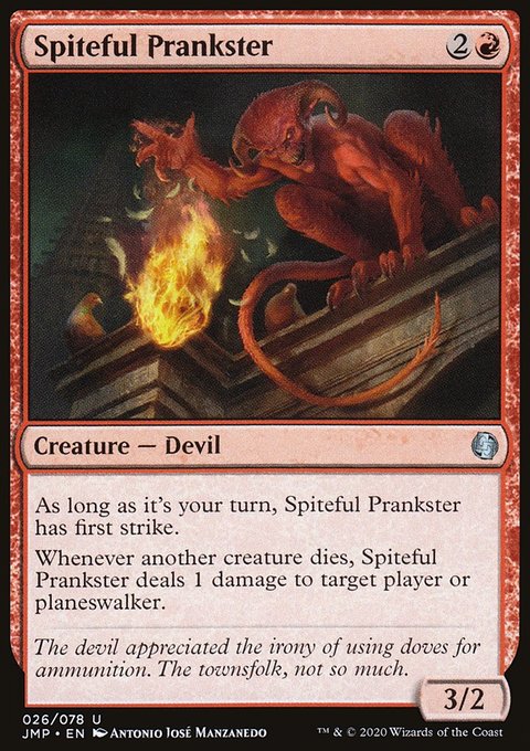Spiteful Prankster, Jumpstart #26, Magic: The Gathering card