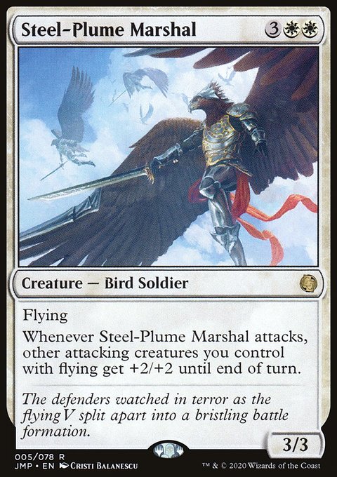 Steel-Plume Marshal, Jumpstart #5, Magic: The Gathering card
