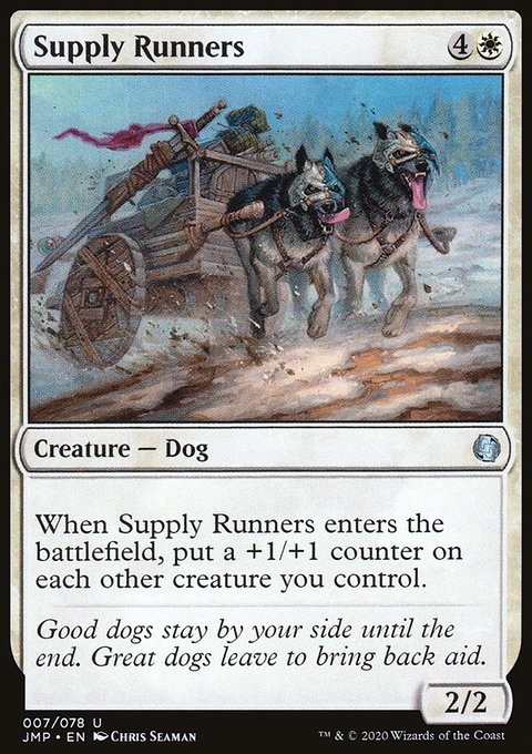 Supply Runners, Jumpstart #7, Magic: The Gathering card