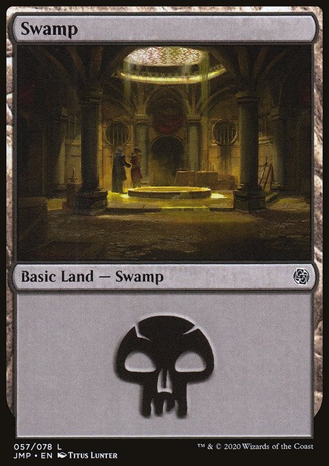 Swamp, Jumpstart #57, Magic: The Gathering card