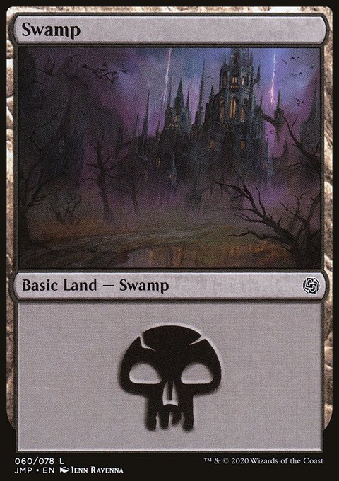 Swamp, Jumpstart #60, Magic: The Gathering card