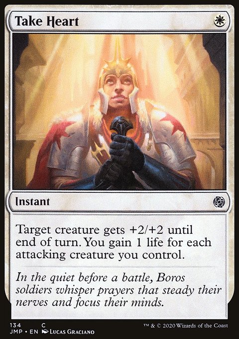 Take Heart, Jumpstart #134, Magic: The Gathering card