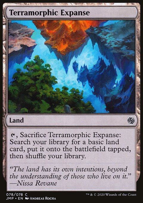 Terramorphic Expanse, Jumpstart #78, Magic: The Gathering card