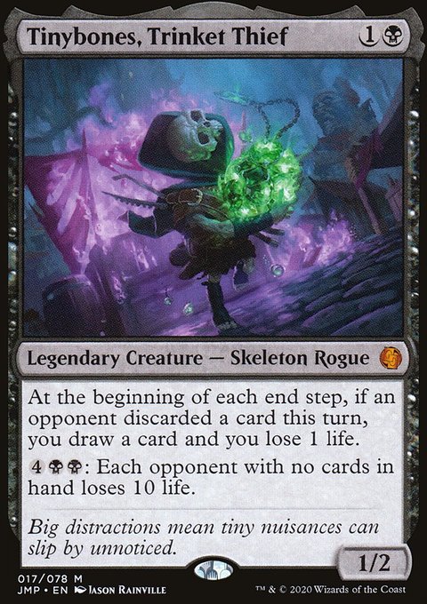 Tinybones, Trinket Thief, Jumpstart #17, Magic: The Gathering card
