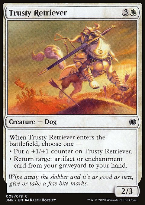 Trusty Retriever, Jumpstart #8, Magic: The Gathering card
