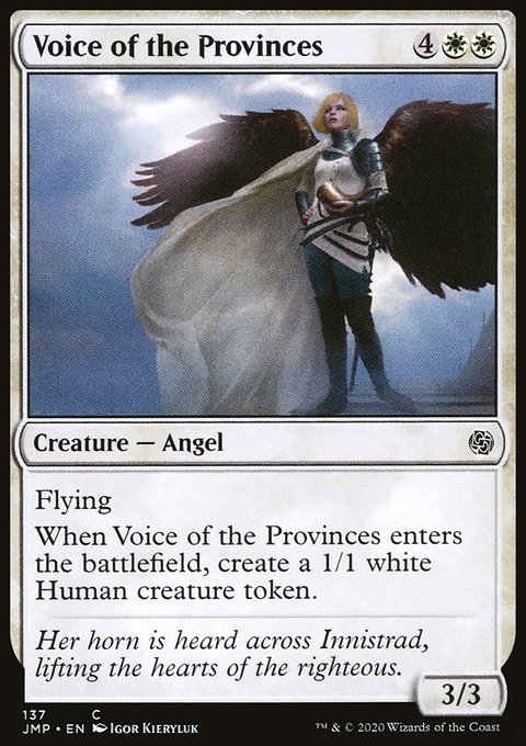 Voice of the Provinces, Jumpstart #137, Magic: The Gathering card