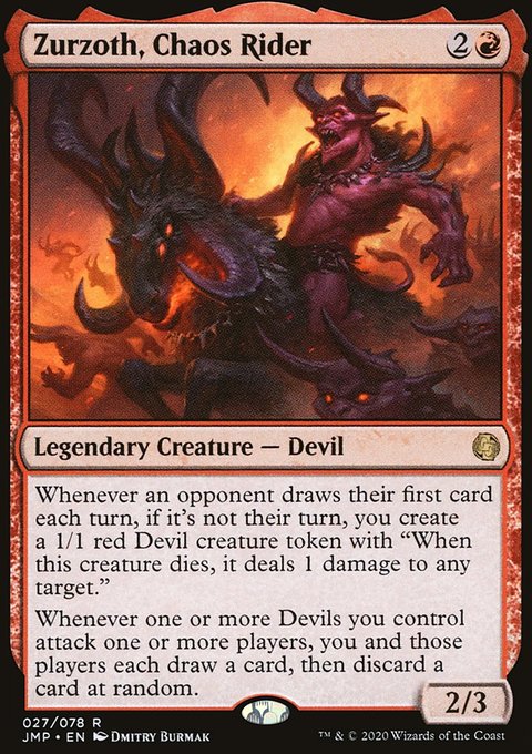 Zurzoth, Chaos Rider, Jumpstart #27, Magic: The Gathering card