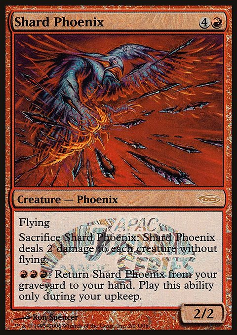 Shard Phoenix, Junior APAC Series #2U06, Magic: The Gathering card