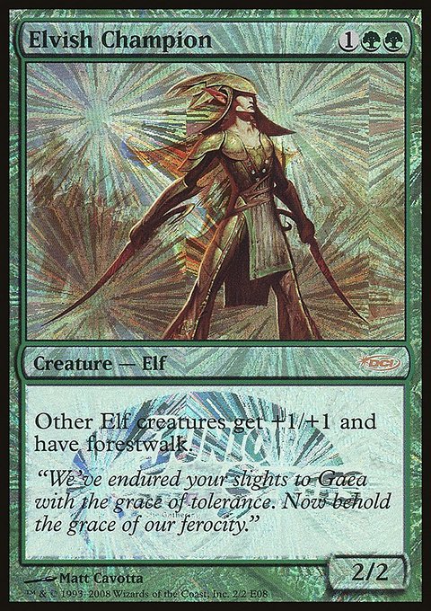 Elvish Champion, Junior Series Europe #2E08, Magic: The Gathering card