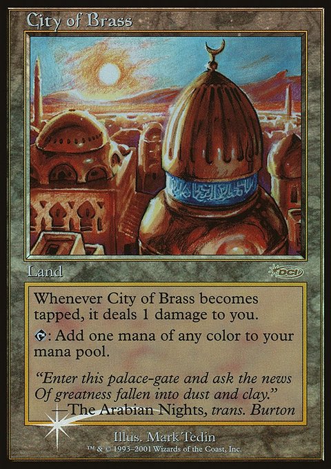 City of Brass, Junior Super Series #6, Magic: The Gathering card