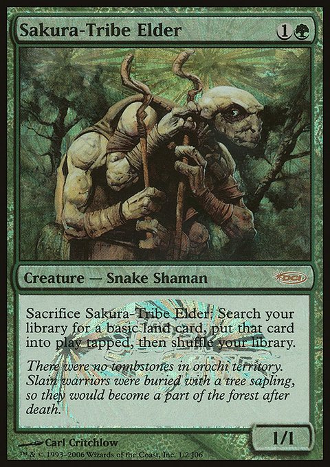 Sakura-Tribe Elder, Junior Super Series #12, Magic: The Gathering card