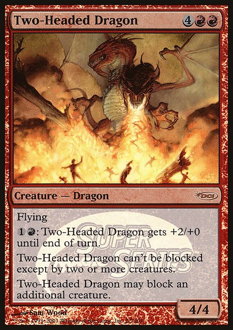 Two-Headed Dragon, Junior Super Series #9, Magic: The Gathering card