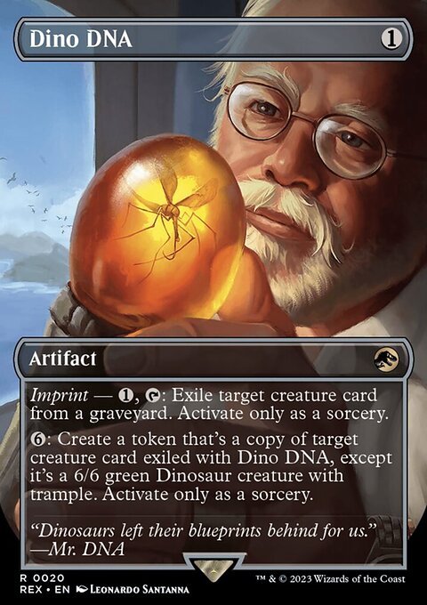 Dino DNA, Jurassic World Collection #20, Magic: The Gathering card