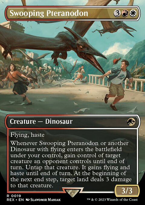 Swooping Pteranodon, Jurassic World Collection #19, Magic: The Gathering card