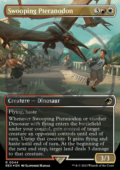 Swooping Pteranodon, Jurassic World Collection #44, Magic: The Gathering card