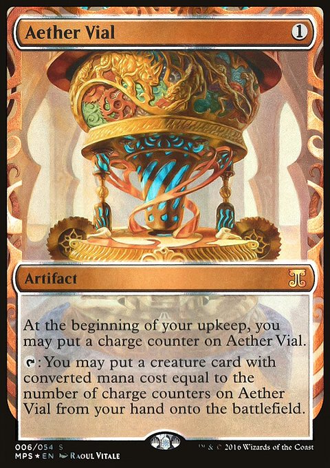Aether Vial, Kaladesh Inventions #6, Magic: The Gathering card
