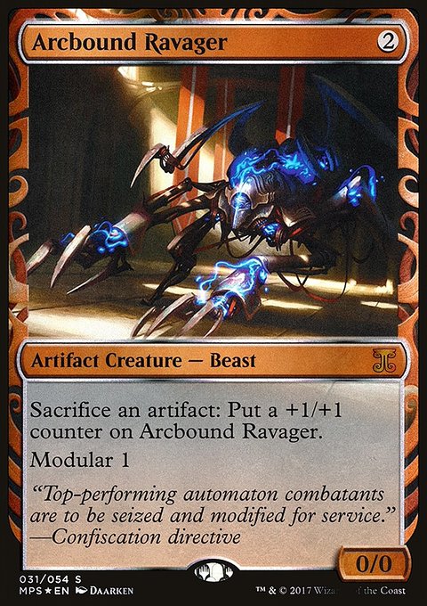 Arcbound Ravager, Kaladesh Inventions #31, Magic: The Gathering card