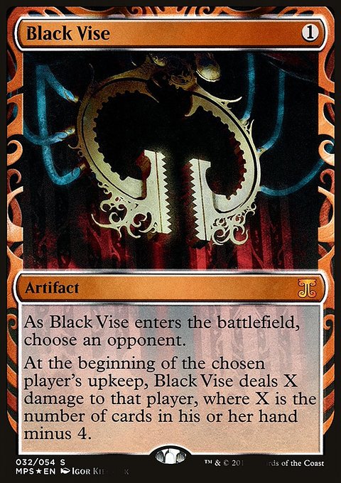 Black Vise, Kaladesh Inventions #32, Magic: The Gathering card