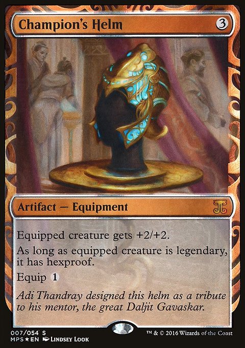 Champion's Helm, Kaladesh Inventions #7, Magic: The Gathering card