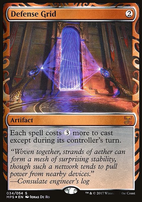 Defense Grid, Kaladesh Inventions #34, Magic: The Gathering card
