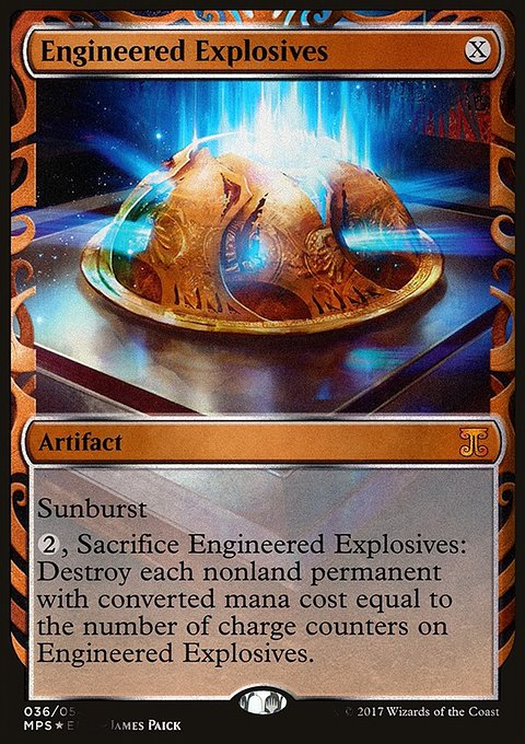 Engineered Explosives, Kaladesh Inventions #36, Magic: The Gathering card