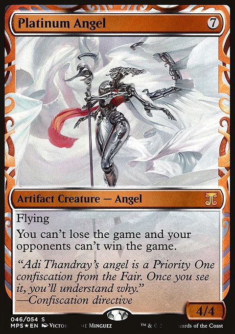 Platinum Angel, Kaladesh Inventions #46, Magic: The Gathering card