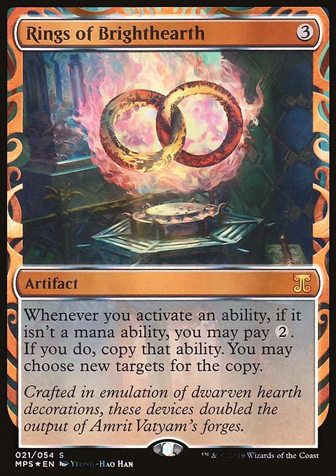 Rings of Brighthearth, Kaladesh Inventions #21, Magic: The Gathering card