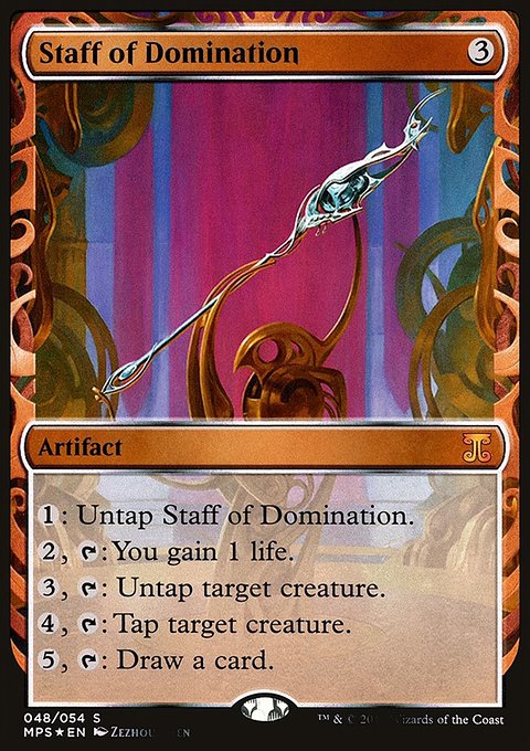 Staff of Domination, Kaladesh Inventions #48, Magic: The Gathering card