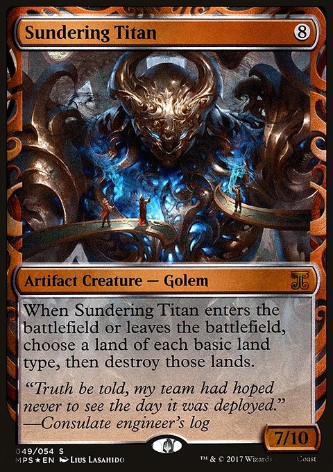 Sundering Titan, Kaladesh Inventions #49, Magic: The Gathering card