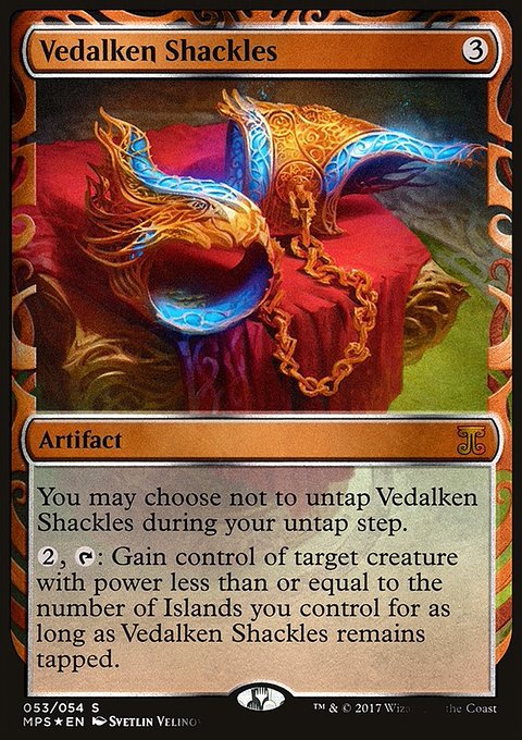 Vedalken Shackles, Kaladesh Inventions #53, Magic: The Gathering card