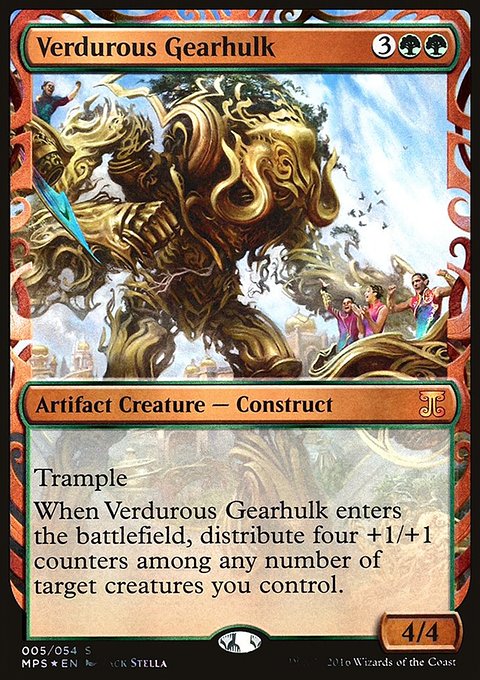 Verdurous Gearhulk, Kaladesh Inventions #5, Magic: The Gathering card