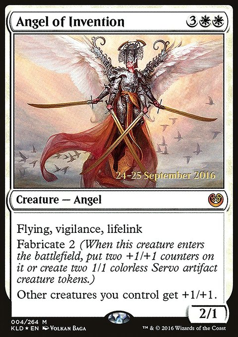 Angel of Invention, Kaladesh Promos #4s, Magic: The Gathering card