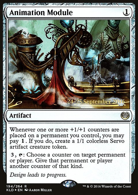 Animation Module, Kaladesh Promos #194s, Magic: The Gathering card