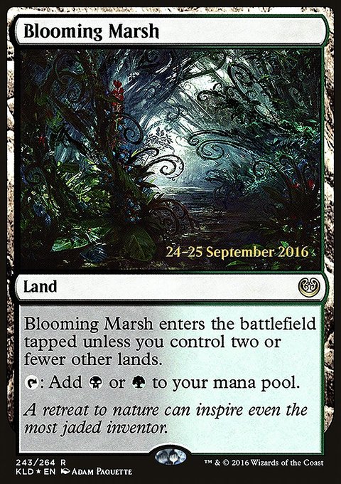 Blooming Marsh, Kaladesh Promos #243s, Magic: The Gathering card