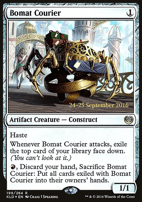 Bomat Courier, Kaladesh Promos #199s, Magic: The Gathering card