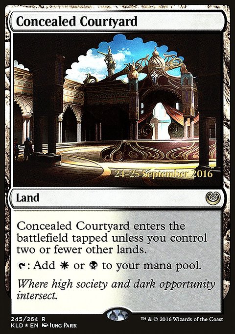 Concealed Courtyard, Kaladesh Promos #245s, Magic: The Gathering card