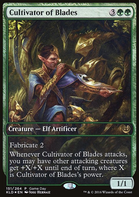 Cultivator of Blades, Kaladesh Promos #151, Magic: The Gathering card