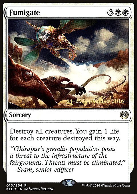 Fumigate, Kaladesh Promos #15s, Magic: The Gathering card